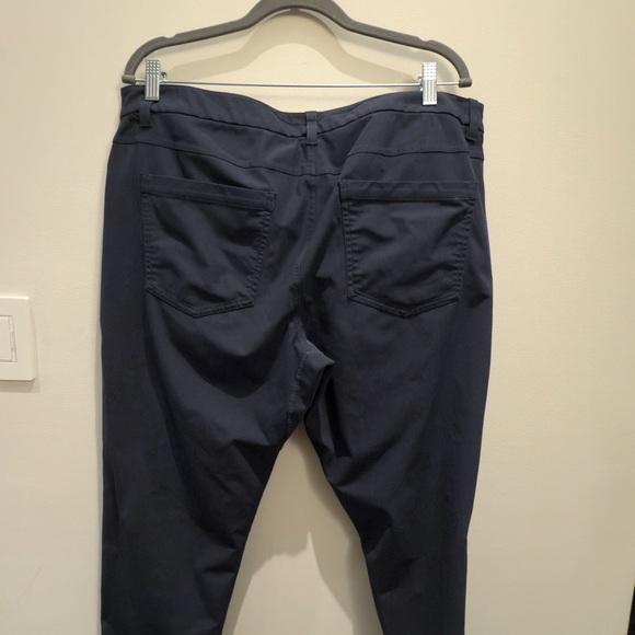 Lululemon ABC Slim Warpstreme Pants - Men's Size 38 x 28 - Dark Navy - Picture 6 of 11